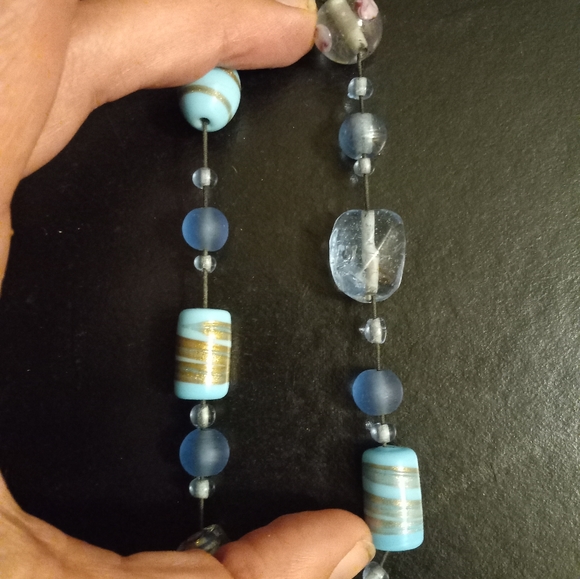 Murano Art Glass Stretch Bracelet - Picture 4 of 4